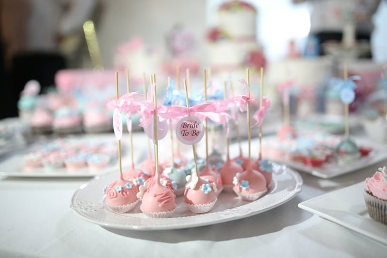 Sweet table on wedding